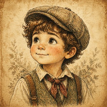 Vintage style portrait