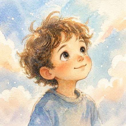 Watercolour style portrait